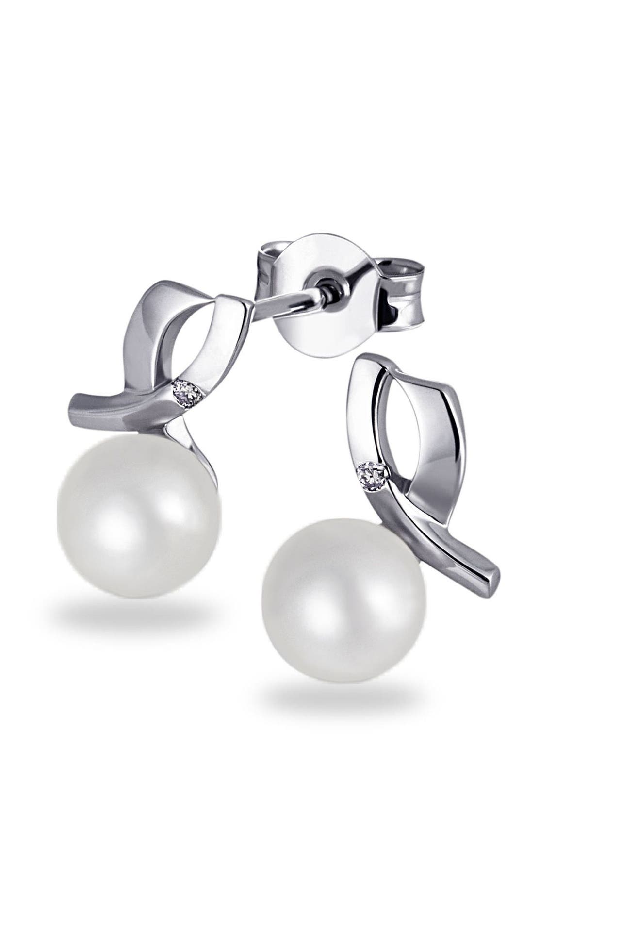 GOLDMAID Ohrringe 375 Weißgold  Glänzend 2 Brillanten weiß silber, Bild 1