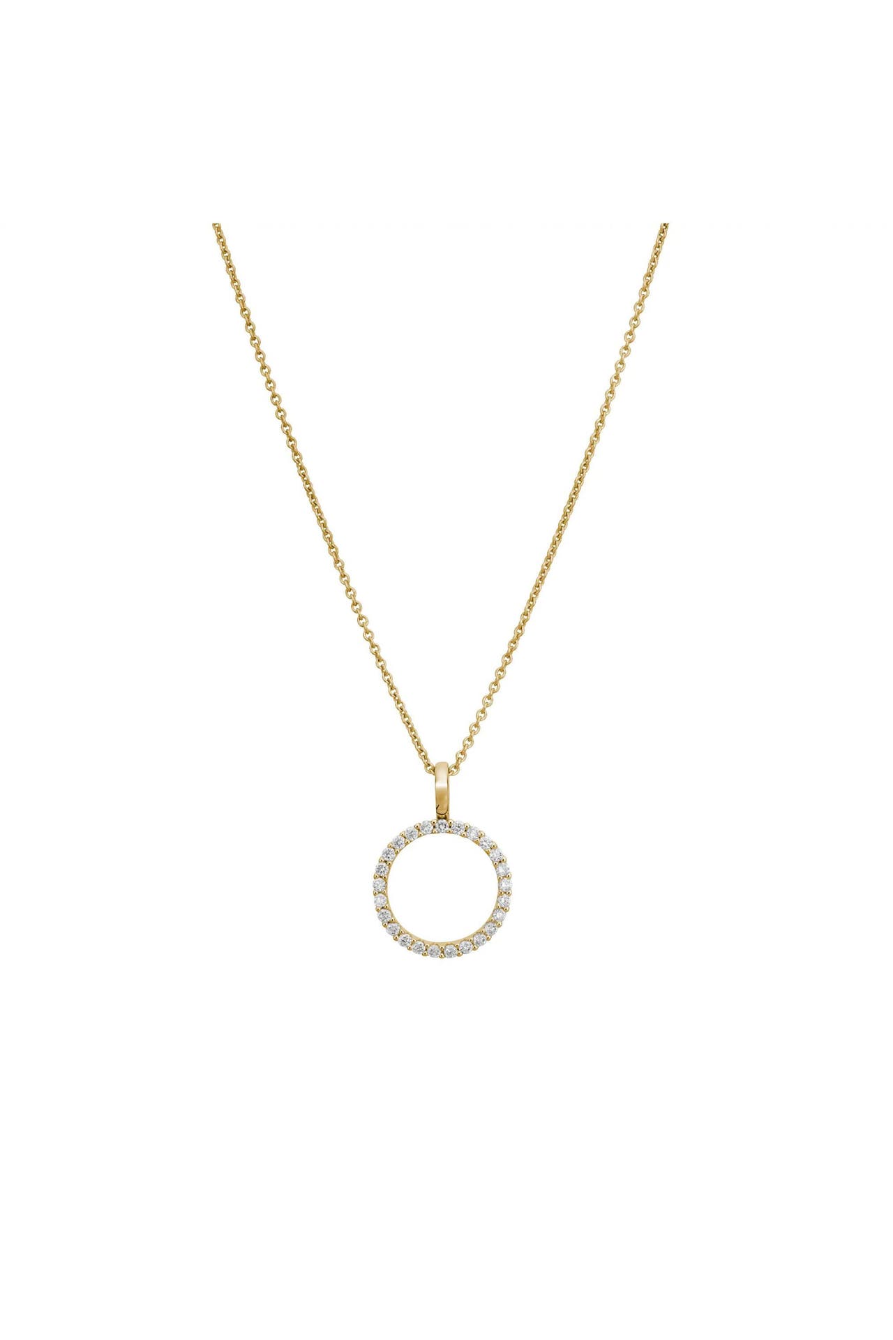 LYOMI Kette 585/- Gelbgold 25 synth. Diam. 0,28ct. gelb, Bild 1