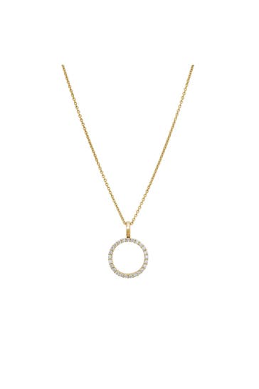LYOMI Kette 585/- Gelbgold 25 synth. Diam. 0,28ct. gelb