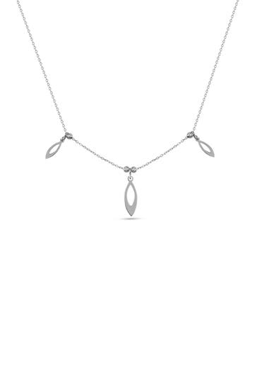 DKENIZ Kette 925/- Sterling Silber Pure Geometrie Silberkette silber