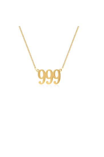 BEKA BELL Kette 925-Sterling Silber vergoldet Glänzend 45,0cm gelb