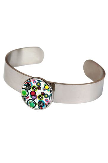 DEMARIE Armband Edelstahl mit Silber-/Goldeinlage mehrfarbig