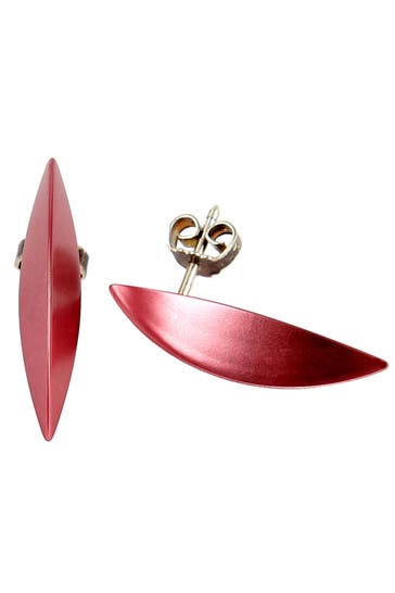 DEMARIE Ohrringe eloxiertes Aluminium rosa