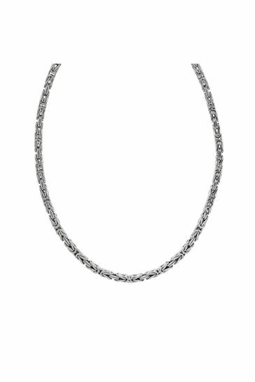 ZEEME Kette Königskette 925-/ Sterling Silber poliert silber