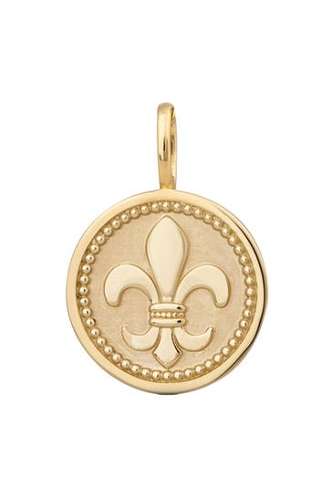 OROLINO Anhänger Gold 375 mit Lilien-Motiv