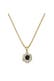 Kette 375/- Gold Safir gelb