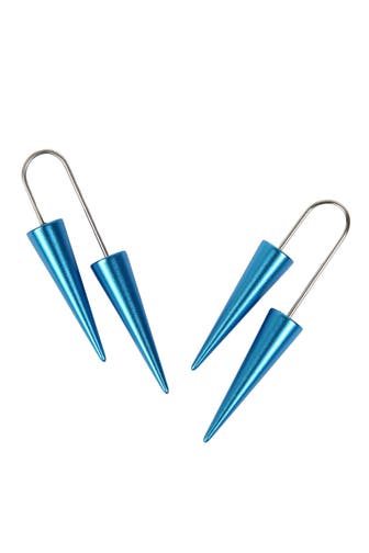 DEMARIE Ohrringe eloxiertes Aluminium hellblau