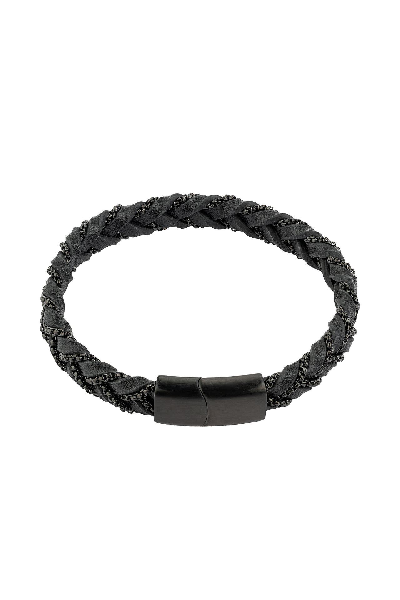 ZEEME Armband Edelstahl/PVD schwarz schwarz, Bild 1