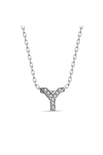 DKENIZ Kette Buchstabe Y 925/- Sterling Silber silber