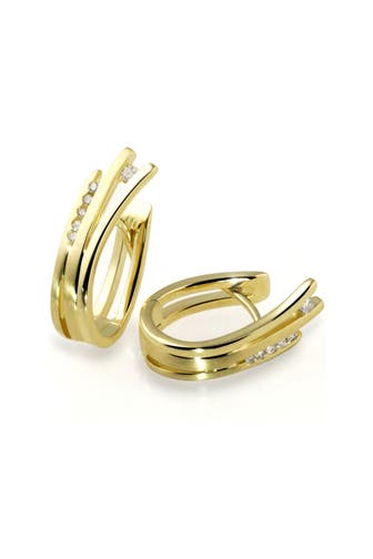 GOLDMAID Ohrringe 585 Gelbgold Glänzend 12 Brillanten weiß gelb