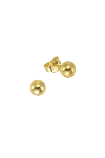 CELESTA Ohrringe 333 Gold Kugel 5mm gelb