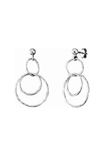 DER KETTENMACHER Ohrringe 925/- Sterling Silber rhodiniert silbergrau