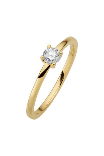 OROLINO Ring Gold 585 mit einem echten Brilliant 0,25ct. gelb