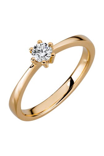 OROLINO Ring Gold 750 mit natürlichem Brillant 0,25ct.