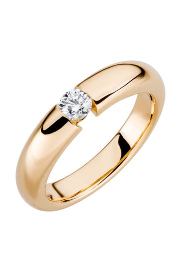 OROLINO Ring Gold 750 mit natürlichem Brillant 0,25ct.