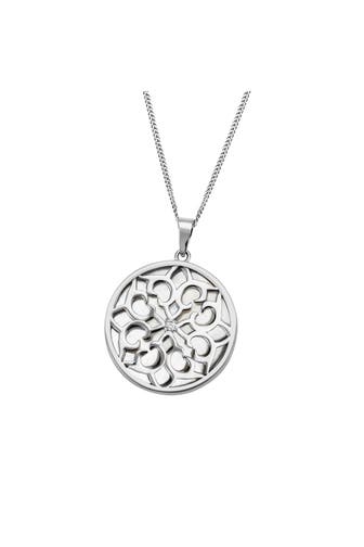 GOLDMAID Kette 925 Sterling Silber Glänzend Perlmutt weiß silber