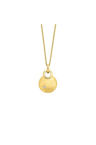 OROLINO Kette Gold 585 mit natürlichem Brillant 0,02ct. gelb