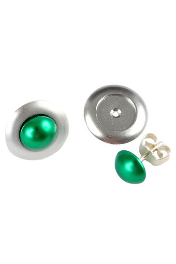 DEMARIE Ohrringe eloxiertes Aluminium grün