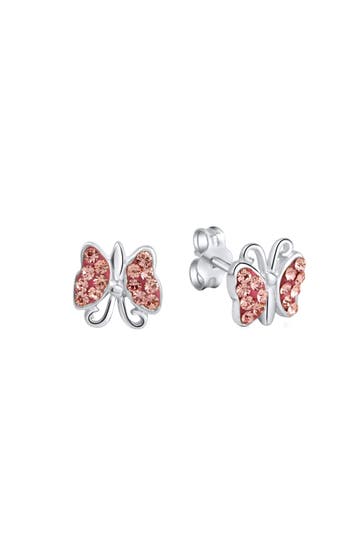 ZEEME Ohrringe 925 Sterling Silber Schmetterling