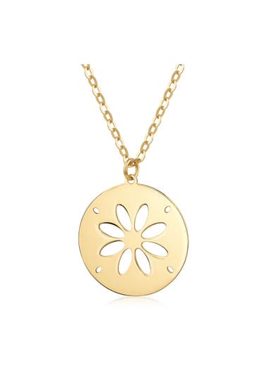 FASCINATION BY ELLEN K. Kette 375/- Gelbgold  Blume gelb