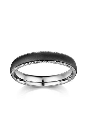 ZEEME Ring Edelstahl matt/glanz mehrfarbig