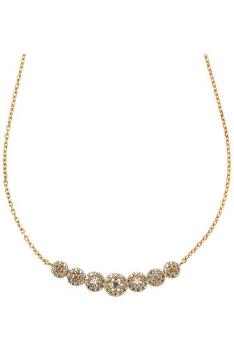 FASCINATION BY ELLEN K. Kette 585 Gold gelb Zirkonia weiß gelb