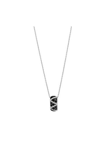 CELESTA Kette 925 Sterling Silber rhodiniert silbergrau
