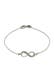 Armband Silber 925 mit Unendlichkeitszeichen 19cm lang silber