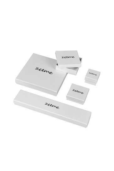 ZEEME Armband Edelstahl matt glanz schwarz 23,5cm lang