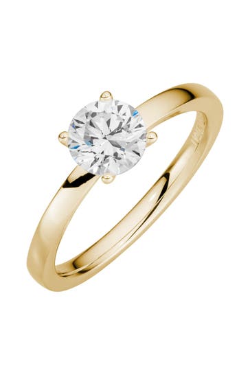 LYOMI Ring 585/- Gelbgold 1 synth. Diam. 1,0 ct. gelb