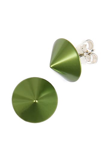 DEMARIE Ohrringe Metall eloxiertes Aluminium Matt/Glanz grün hellgrün