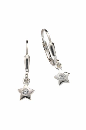 ZEEME Ohrringe 925 Silber Zirkonia weiß