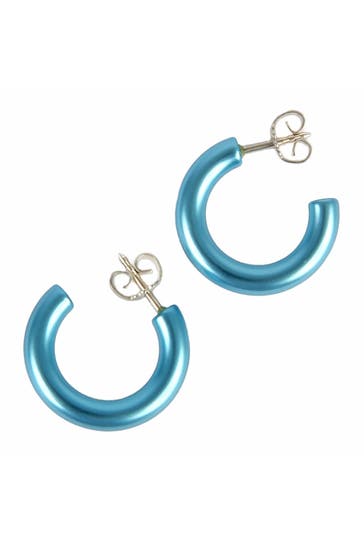 DEMARIE Ohrringe eloxiertes Aluminium hellblau hellblau