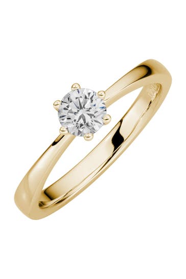 LYOMI Ring 585/- Gelbgold   1 synth. Diam. 0,50 ct. gelb