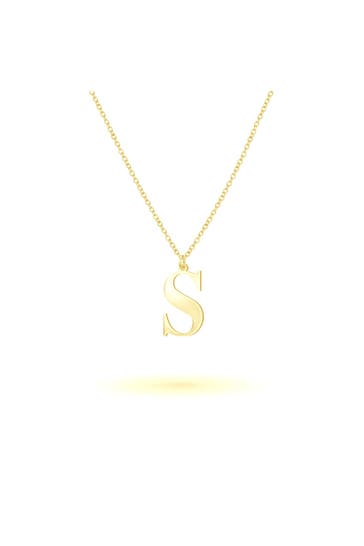 BEKA BELL Kette 925-Sterling Silber vergoldet Glänzend 45cm gelb