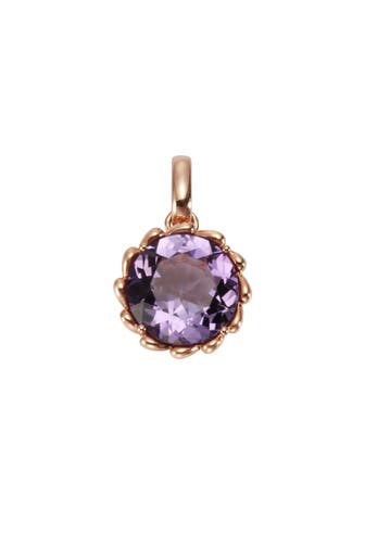 OROLINO Anhänger 585 Rosé-Gold mit echtem Amethyst 11mm
