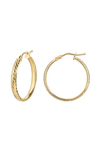 FASCINATION BY ELLEN K. Ohrringe 375/- Gelbgold 22mm gelb