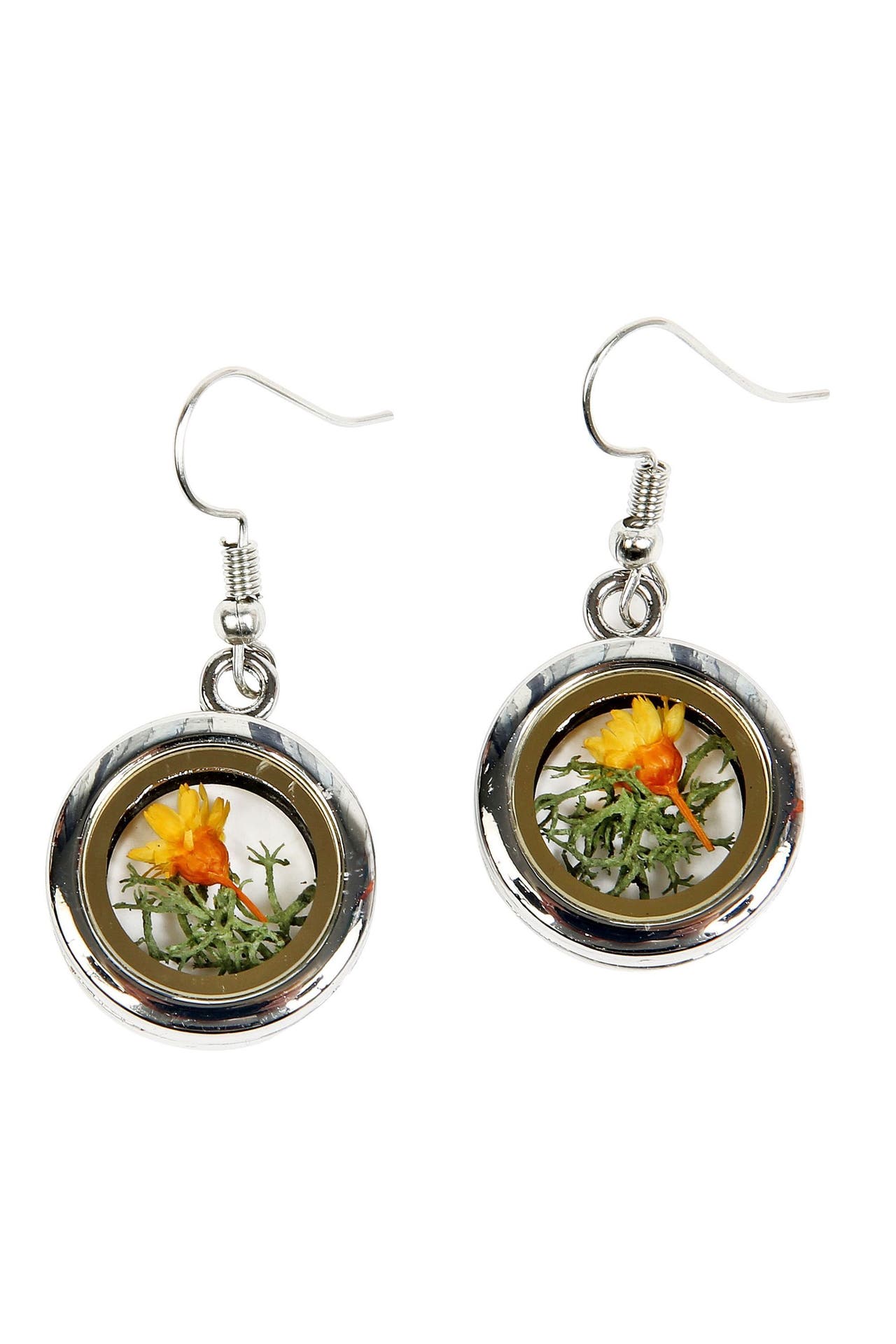 DEMARIE Ohrringe Edelstahl Blume gelb, Bild 1