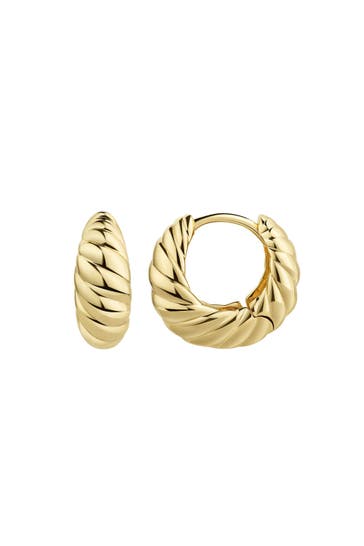 ZEEME Ohrringe 925/- Sterling Silber vergoldet gelb