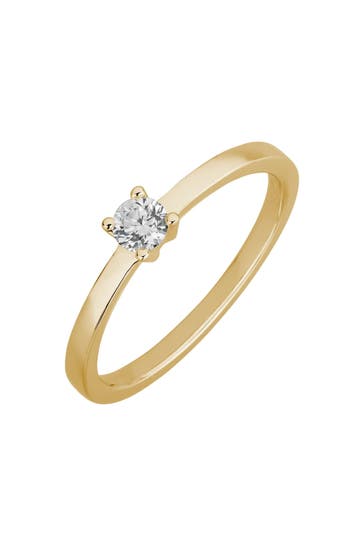 LYOMI Ring 585/- Gelbgold  1 synth. Diam. 0,20 ct. gelb