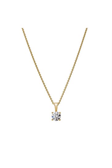 LYOMI Kette 585/- Gelbgold  1 synth. Diam. 0,75 ct. gelb
