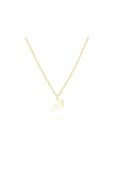 BEKA BELL Kette 925-Sterling Silber vergoldet Glänzend 42cm  Schütze gelb