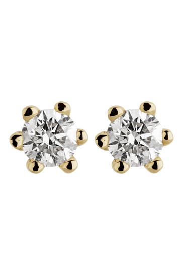 OROLINO Ohrringe Gold 585 mit 2 natürlichen Brillanten zus. 0,20ct. gelb