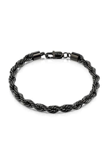 ZEEME Armband Edelstahl/PVD schwarz schwarz