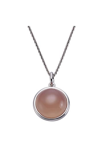 JAMELLI Kette 925 Silber Rosenquarz silber