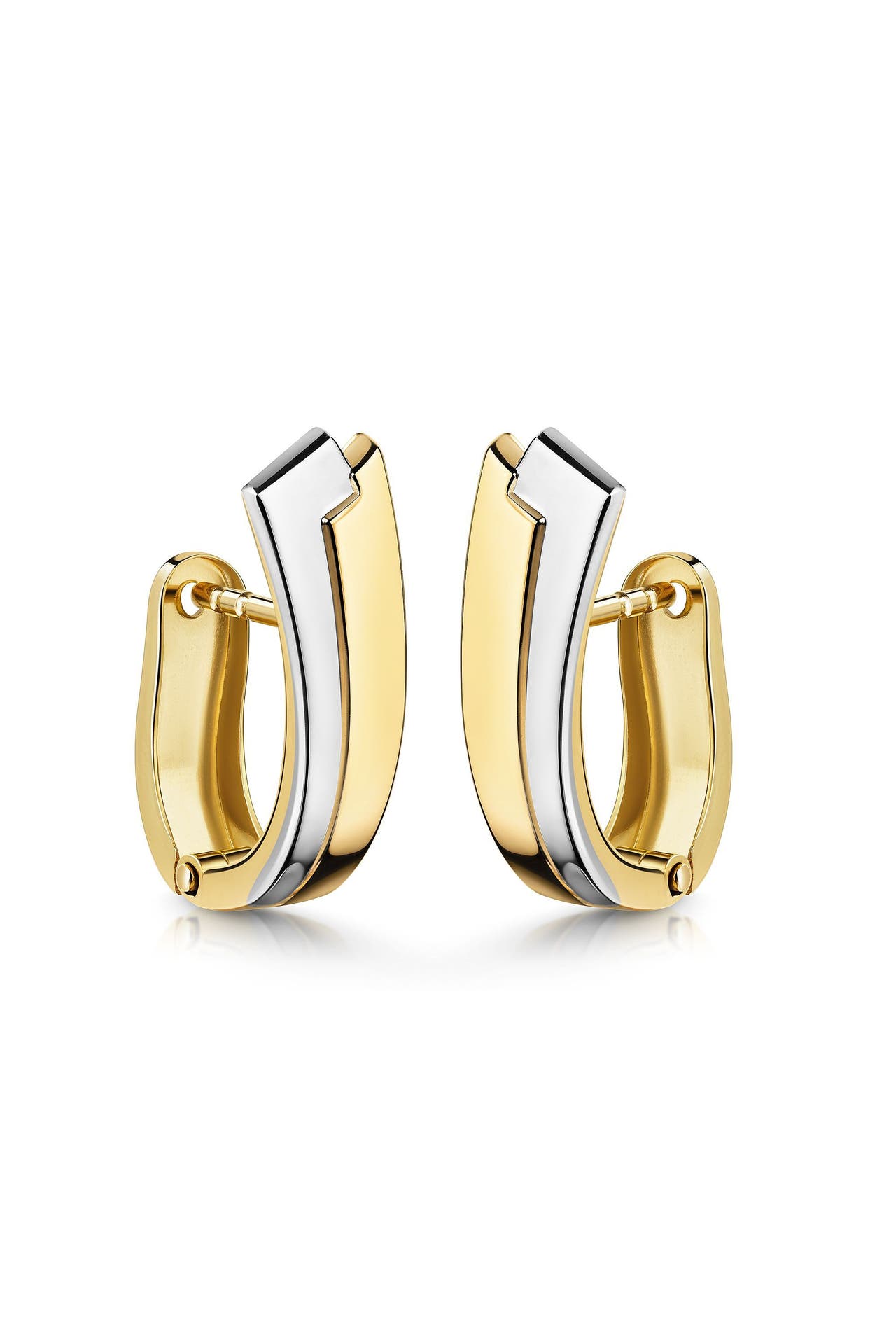 FASCINATION BY ELLEN K. Ohrringe 375/- Gelbgold bicolor glanz mehrfarbig, Bild 1