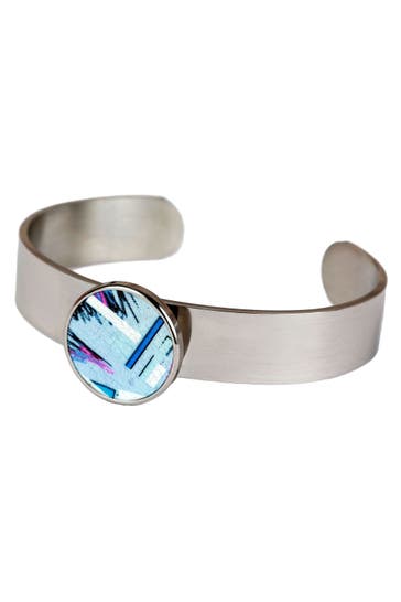 DEMARIE Armband Edelstahl mit Silber-/Goldeinlage mehrfarbig