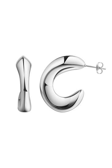 ZEEME Ohrringe Edelstahl glanz silber