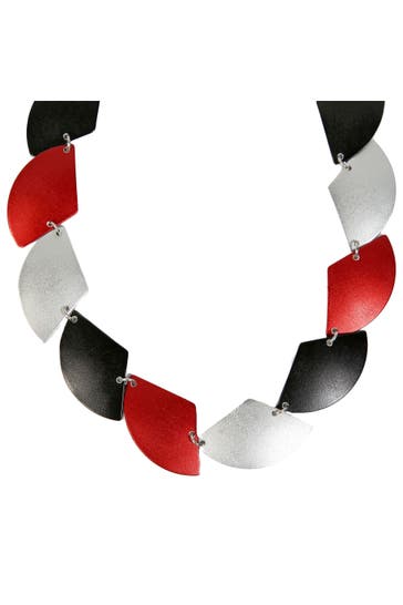 DEMARIE Kette eloxierte Aluminium Collierkette mehrfarbig