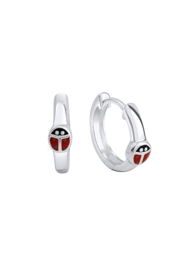 ZEEME Ohrringe 925 Sterling Silber Marienkäfer